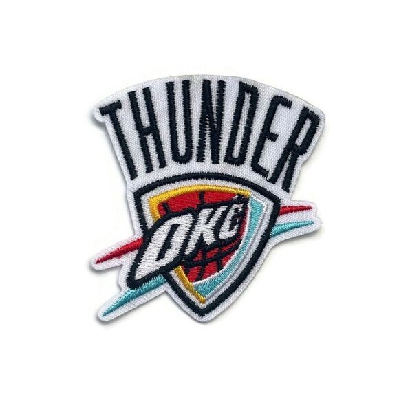 Oklahoma City Thunder Embroidered Patch - Picture 1 of 4